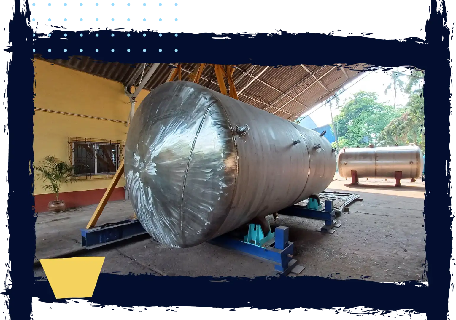 stainless steel hot water storage tank fabricator in Kolkata west bengal India, SS fabrication